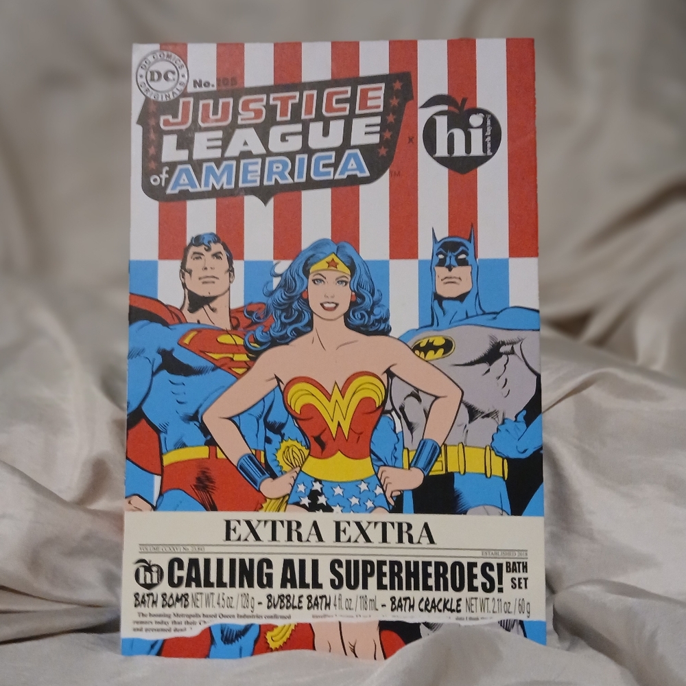 Justice League x Hi Peach Layne Bath Set